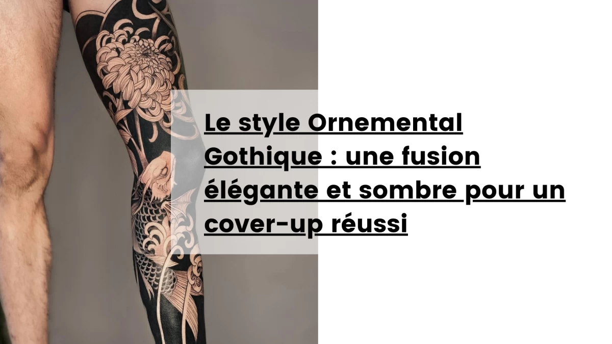 Le style Ornemental Gothique _ une fusion élégante et sombre pour un cover-up réussi
