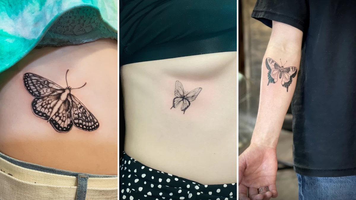  Butterfly Tattoo - Black Hat Tattoo Nice 9