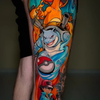 Dian guest tatouage réaliste couleur - The Black Hat Tattoo