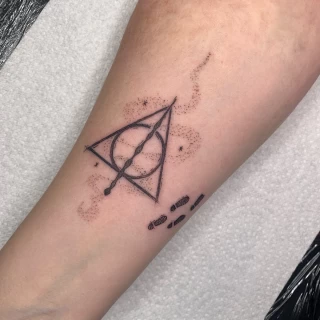 Harry Potter Tatouage - Tatouages Spirituels - Cartes du Tarot - Black Hat Tattoo Nice- tatouage Nice - The Black Hat Tattoo