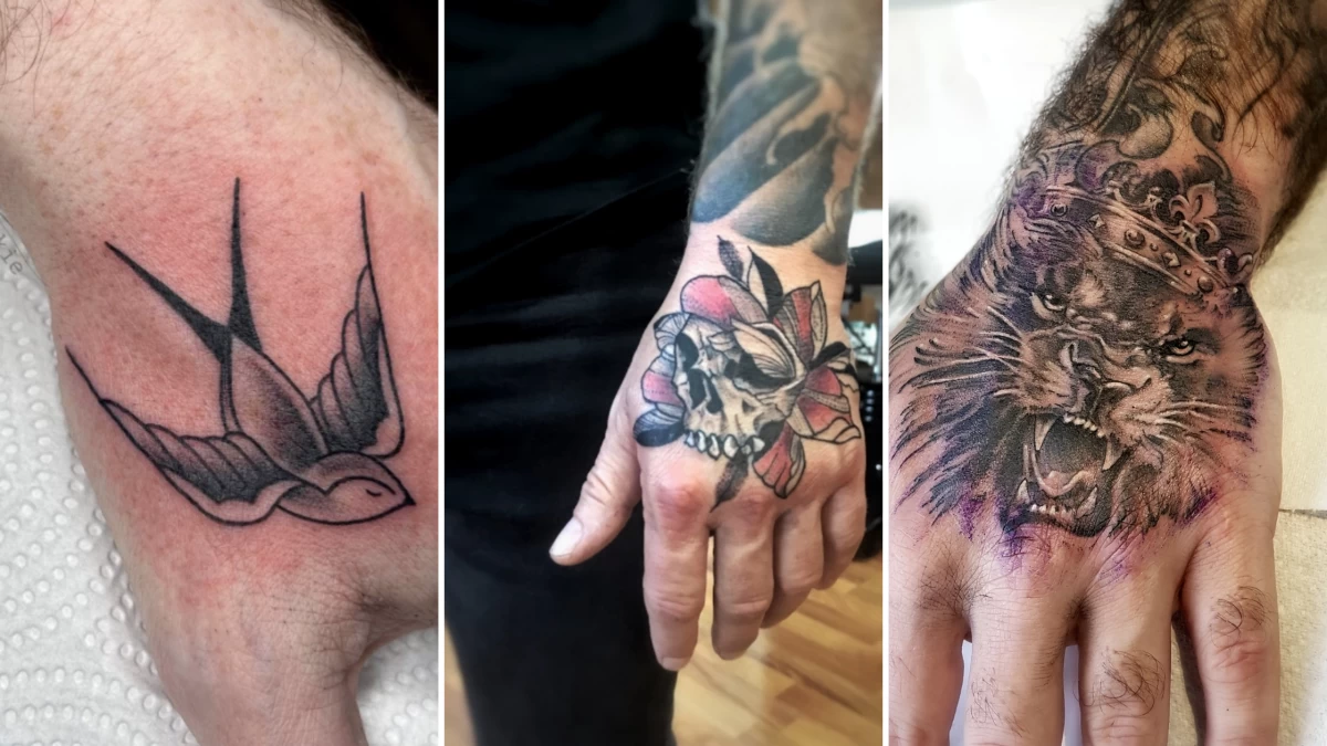 Hands and Fingers Tattoos - Black Hat Tattoo Nice 5