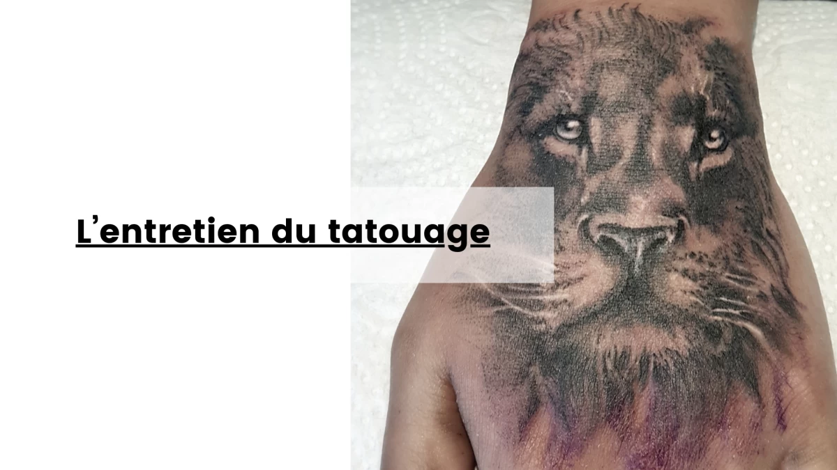 L’entretien du tatouage