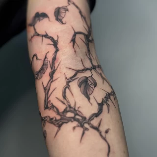 Galilea - artiste résidente - Black Hat Dublin - cybersigilism - The Black Hat Tattoo