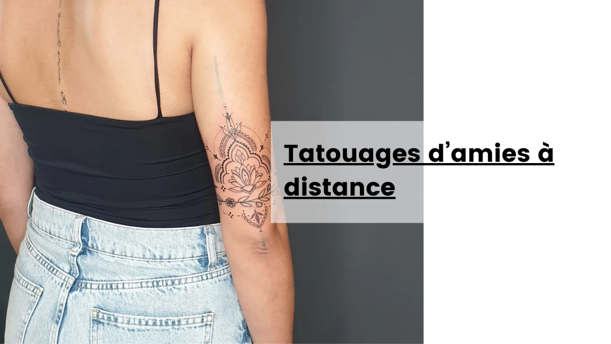 Tatouages d’amies à distance- Tatouage Nice - Black Hat Tattoo Nice