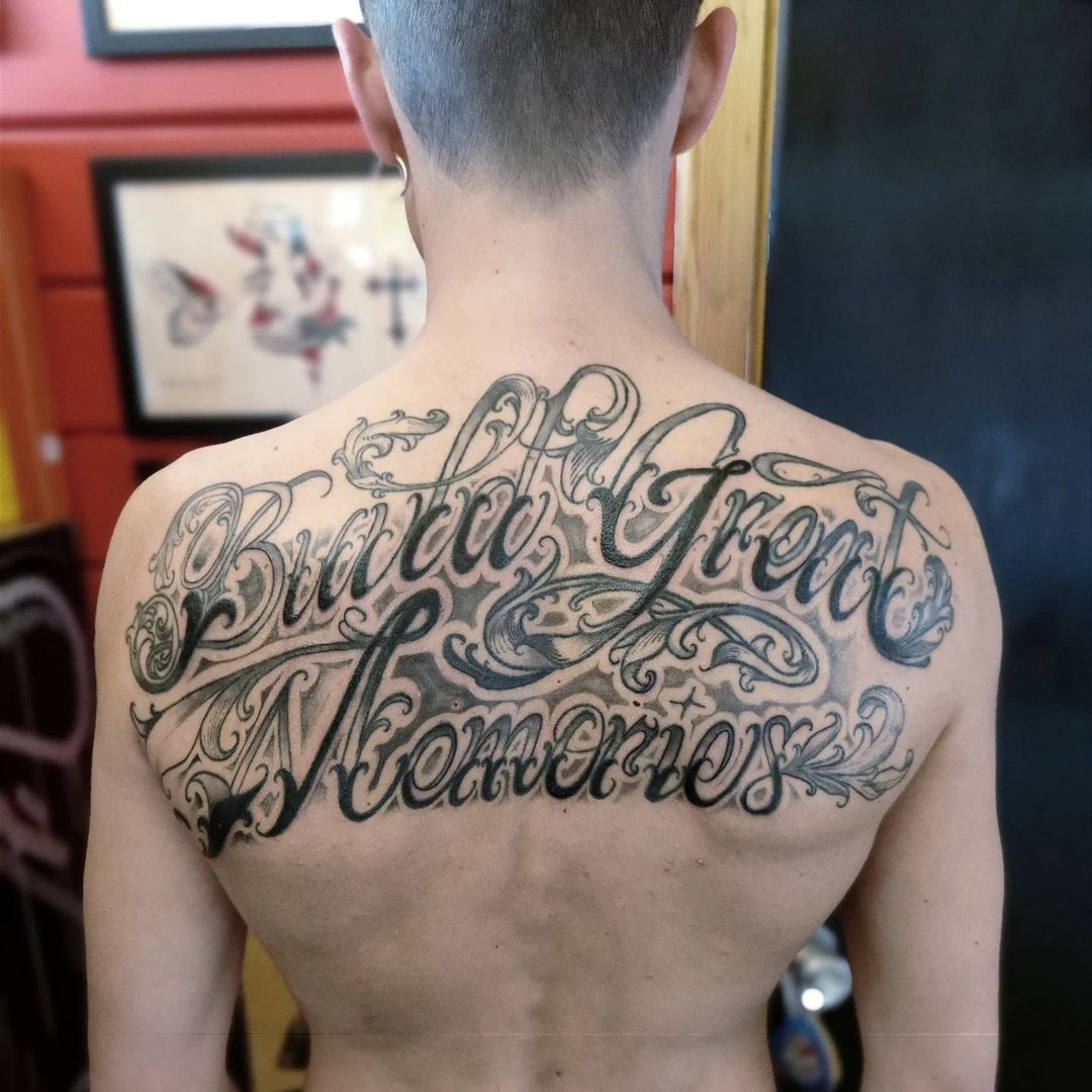 BUILD GREAT MEMORIES - The Black Hat Tattoo
