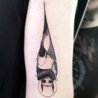 Tatouage de chauve souris - Black Hat Tattoo Nice- tatouage Nice - The Black Hat Tattoo