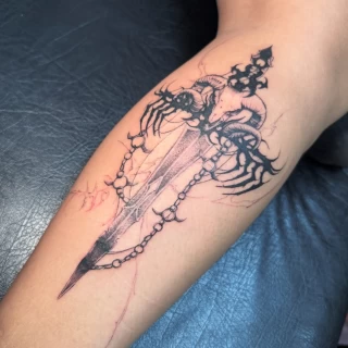 Galilea - artiste résidente - Black Hat Dublin - cybersigilism - The Black Hat Tattoo