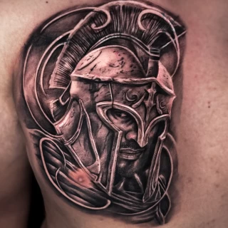 Nicolás - artiste résident - Black Hat Dublin - réalisme - The Black Hat Tattoo