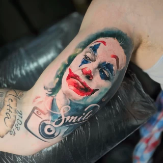 Srdjan Guest Artist realism - The Black Hat Tattoo