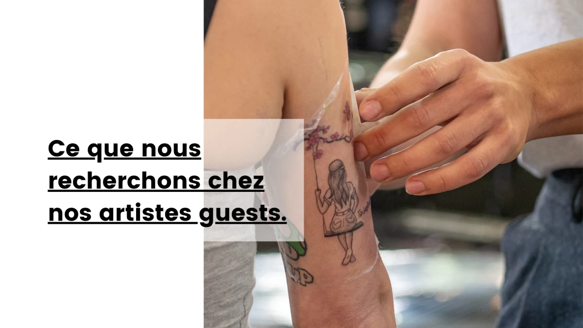 Ce que nous recherchons chez nos artistes guests