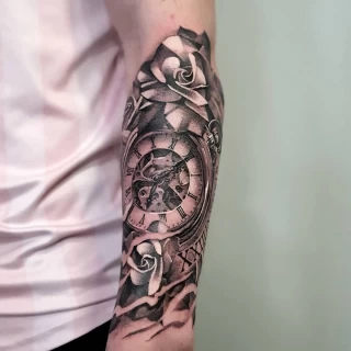 Sergy - Artiste résident - Black Hat Nice - Réalisme - The Black Hat Tattoo