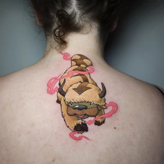 Marta guest artist geek color tattoo (2) - The Black Hat Tattoo