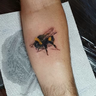 Srdjan Guest Artist realism - The Black Hat Tattoo