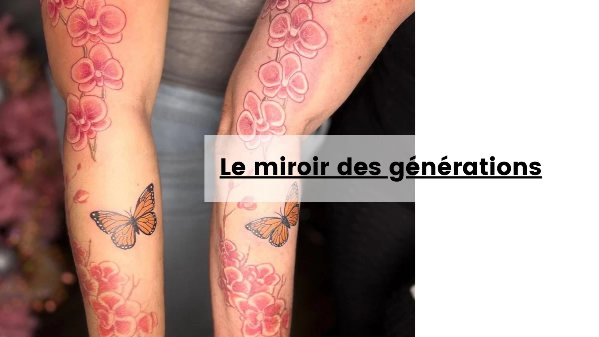 Le miroir des générations- Tatouage Nice - Black Hat Tattoo Nice