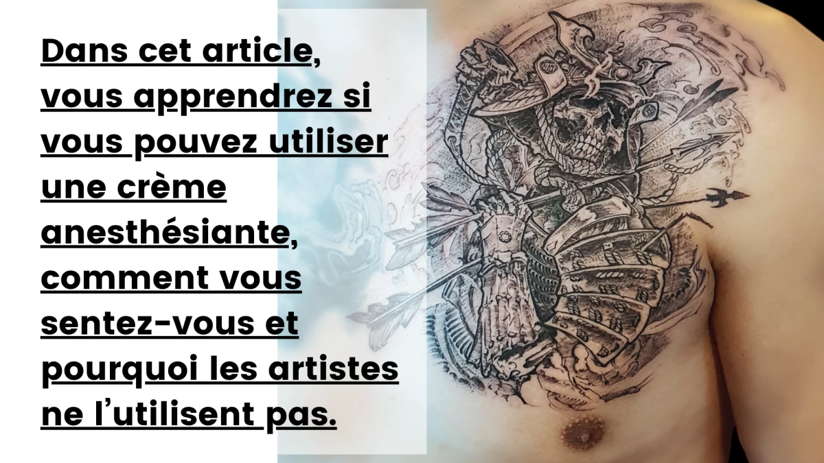 Ashata Crème anesthésiante de tatouage Crème Anesthésique