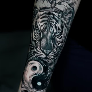 Dian guest tatouage réaliste couleur - The Black Hat Tattoo