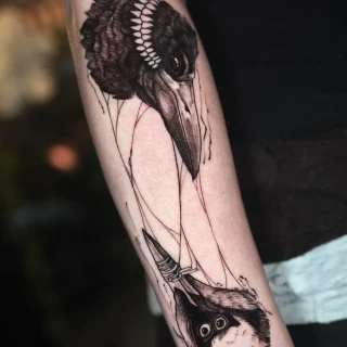 Joao - artiste résident - Black Hat Dublin - micro réalisme - The Black Hat Tattoo
