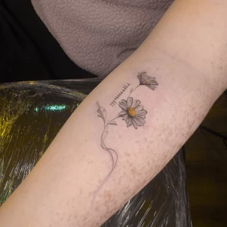 Stella - artiste résidente - Black Hat Dublin - blackwork - The Black Hat Tattoo