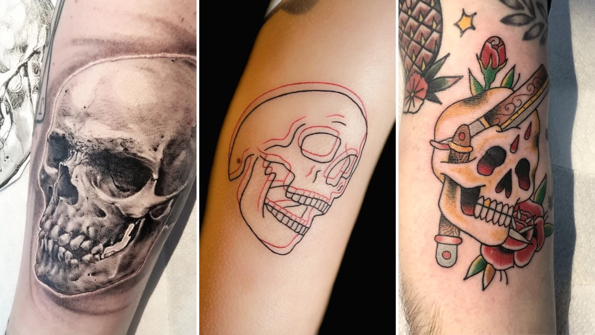 Skull Tattoo - Black Hat Tattoo Nice 9