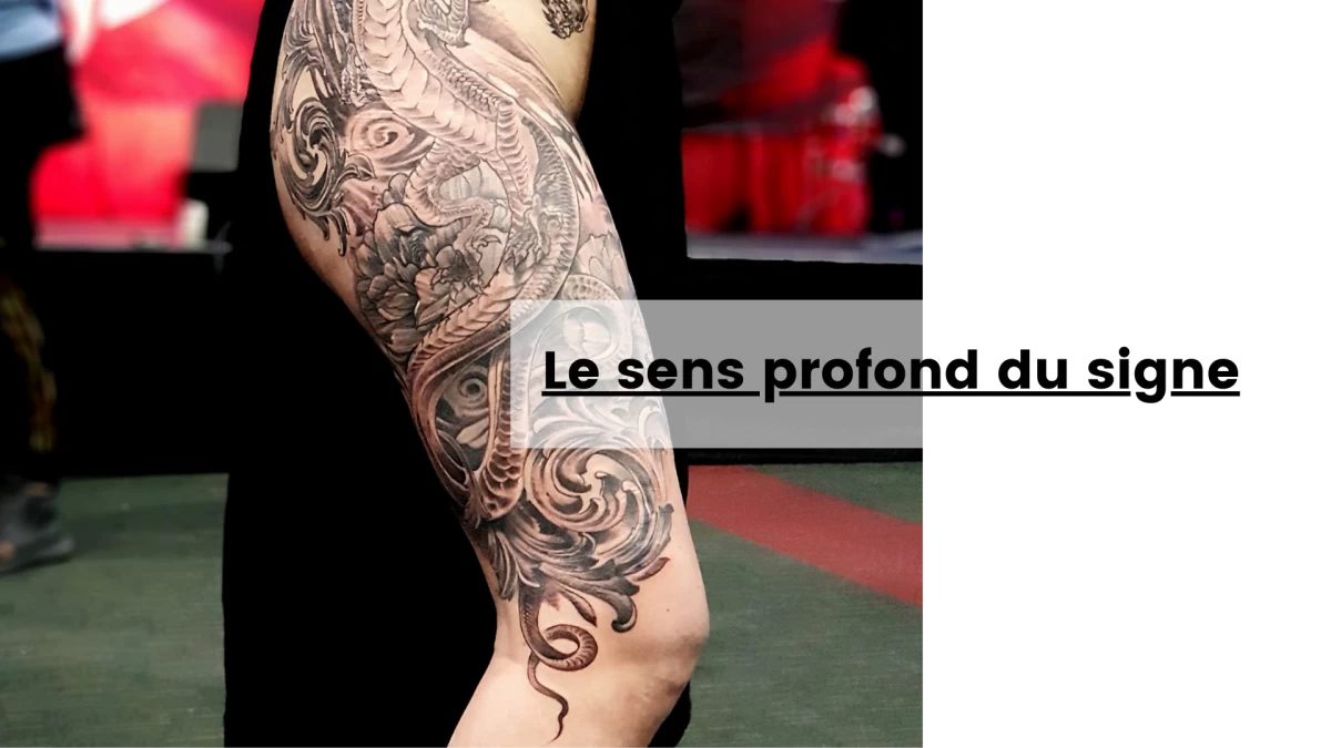 Le sens profond du signe