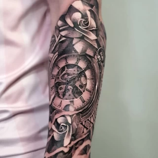 Sergy - Artiste résident - Black Hat Nice - Réalisme - The Black Hat Tattoo