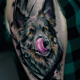 Dian guest tatouage réaliste couleur - The Black Hat Tattoo