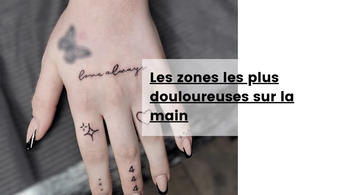 Les zones les plus douloureuses sur la main