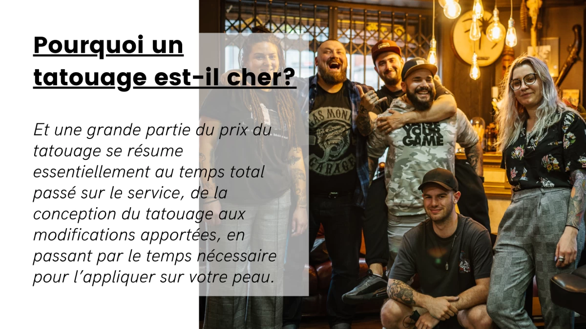 Pourquoi un tatouage est-il cher