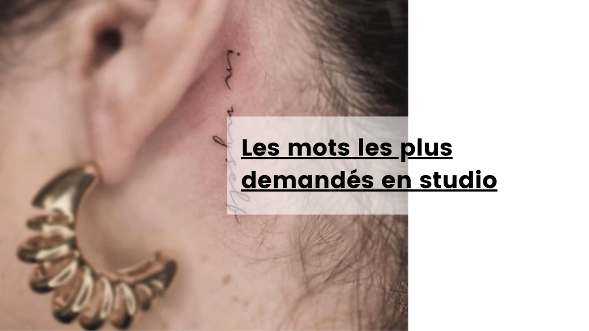 Les mots les plus demandés en studio