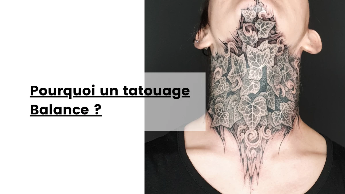 Pourquoi un tatouage Balance