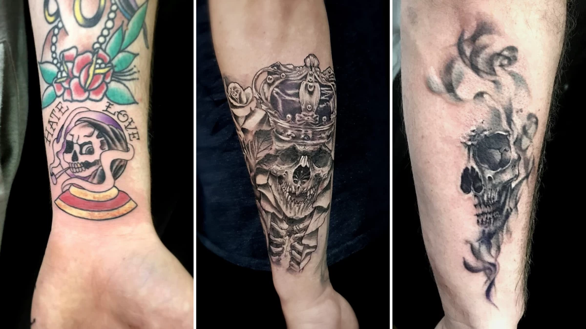 Skull Tattoo - Black Hat Tattoo Nice 5