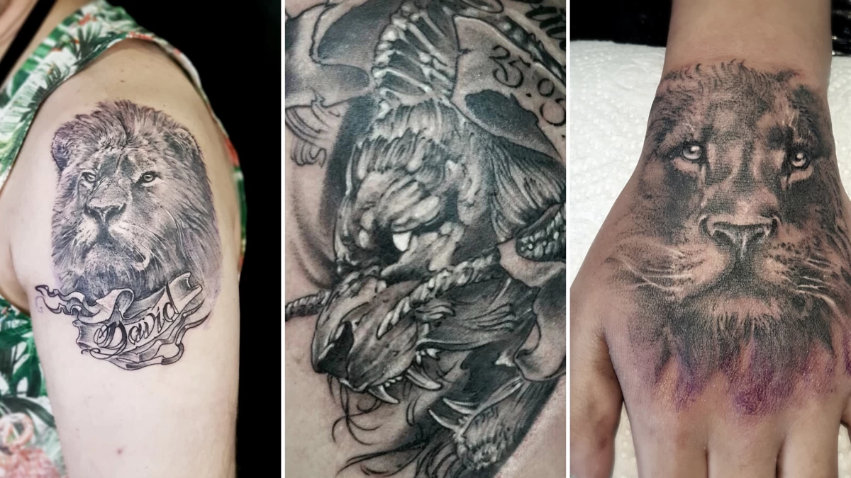 Lion Tattoo - Black Hat Tattoo Dublin 6