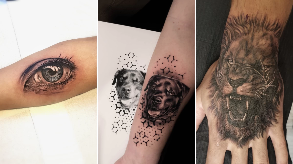 Realism Microrealism and Portrait Tattoo - Black Hat Tattoo Nice 11