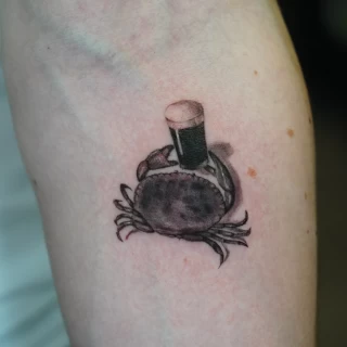 Nicolás - artiste résident - Black Hat Dublin - réalisme - The Black Hat Tattoo