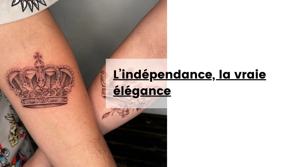 L’indépendance, la vraie élégance- Tatouage Nice - Black Hat Tattoo Nice 2