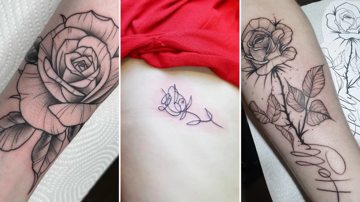 Rose Tattoo - Black Hat Tattoo Nice 10