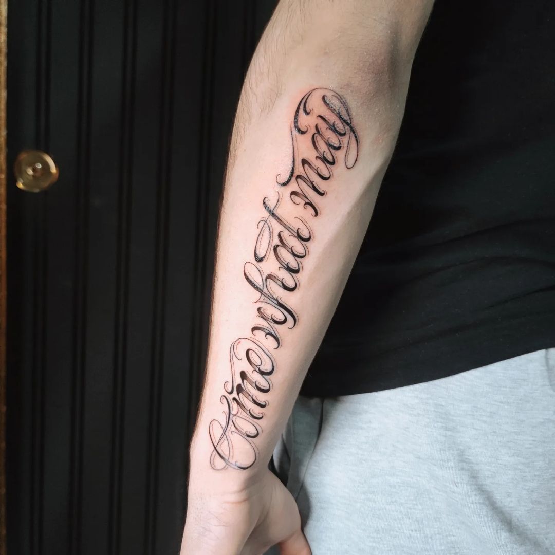 COME WHAT MAY - The Black Hat Tattoo