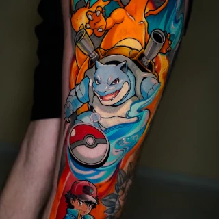 Dian guest tatouage réaliste couleur - The Black Hat Tattoo