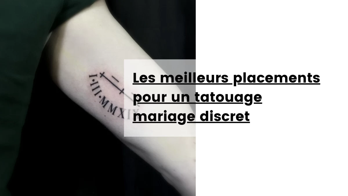 Les meilleurs placements pour un tatouage mariage discret