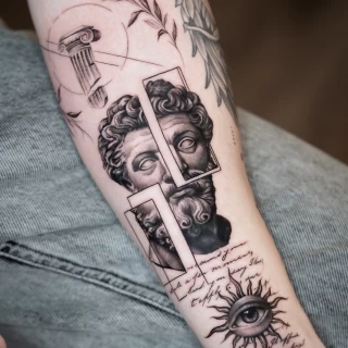 Nicolás - artiste résident - Black Hat Dublin - réalisme - The Black Hat Tattoo