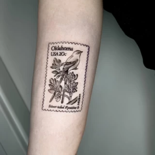 j1 - The Black Hat Tattoo