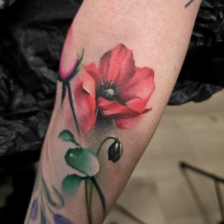 Srdjan Guest Artist realism - The Black Hat Tattoo