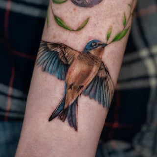 Nicolás - artiste résident - Black Hat Dublin - réalisme - The Black Hat Tattoo