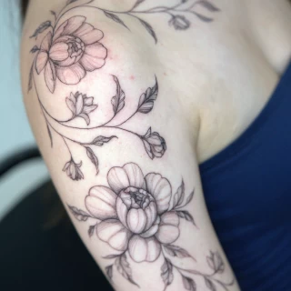 Inna - artiste résidente - Black Hat Dublin - fine line - The Black Hat Tattoo