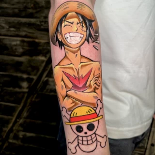 Tatouage one piece - Black Hat Tattoo Nice - tatouage Nice - The Black Hat Tattoo