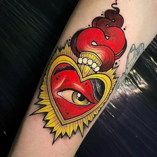 Pandora - guest artist - color tattoo - neo traditionnal - presentation post - the black hat tattoo Dublin- 2025 (3) - The Black Hat Tattoo