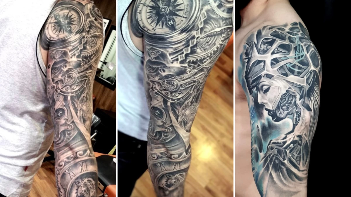 Biomechanical Tattoo - Black Hat Tattoo Nice4