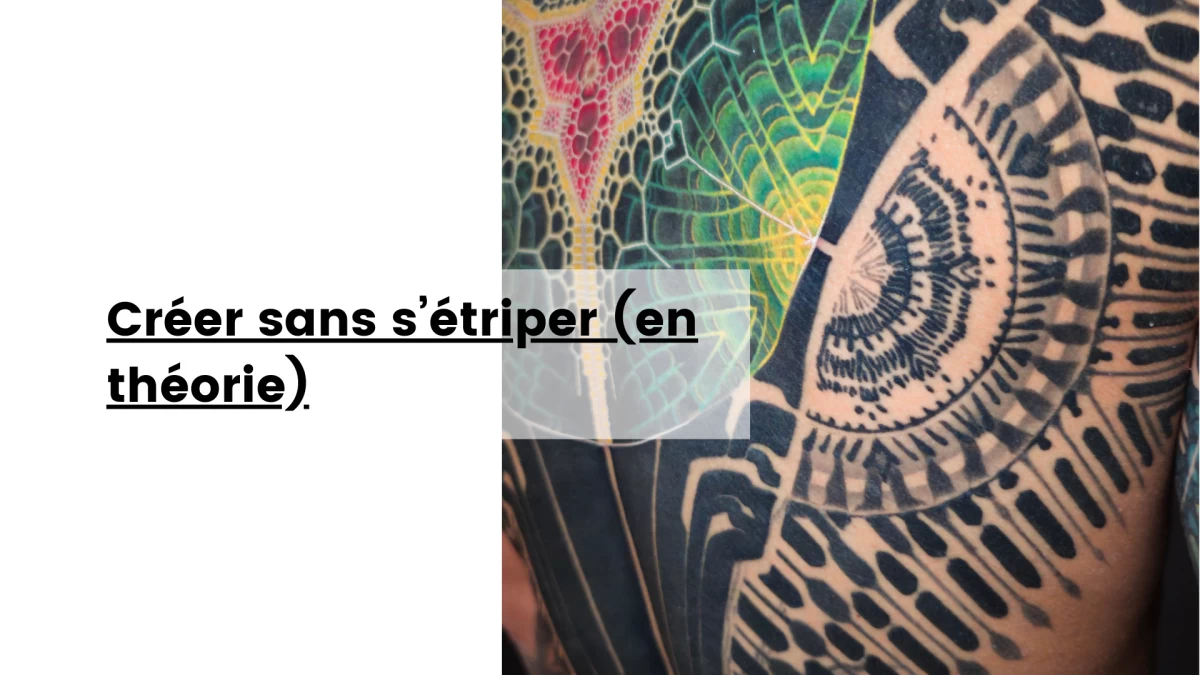 Créer sans s’étriper (en théorie)- Tatouage Nice - Black Hat Tattoo Nice