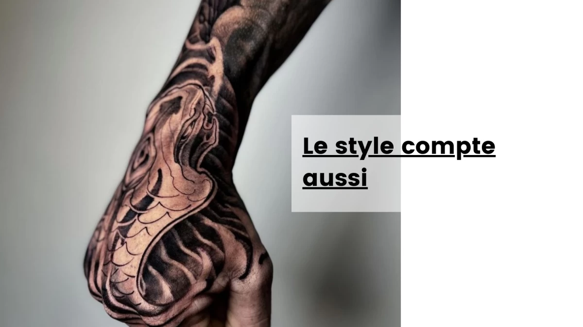 Le style compte aussi