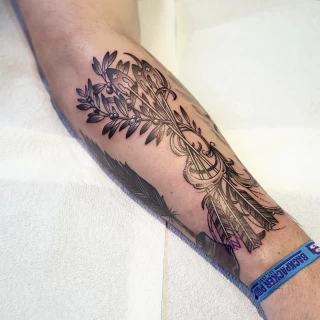Sergy - Artiste résident - Black Hat Nice - Réalisme - The Black Hat Tattoo